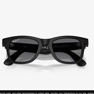 Ray-Ban Meta (Gen 2) RW4012 Wayfarer matte black polar gradient graphite S53 NIB